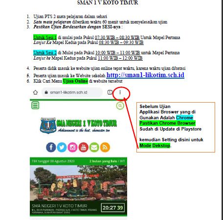 UJIAN PTS SEMESTER 1 DARING TP. 2020/2021