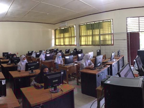 Kegiatan Uji Coba Instrumen Akademik  SMAN 1 V Koto Timur Tahun 2021