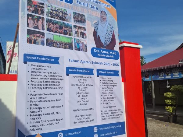 SELEKSI PENERIMAAN PESERTA DIDIK BARU (SPMB) SMAN 1 V KOTO TIMUR TAHUN 2025 SELEKSI PENERIMAAN PESERTA DIDIK BARU (SPMB) SMAN 1 V KOTO TIMUR TAHUN 2025
