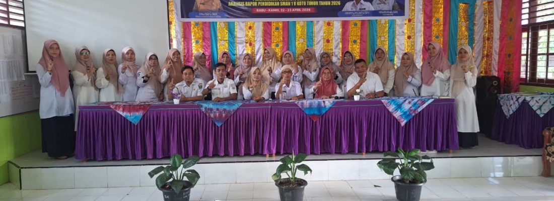 Optimalisasi Mutu Sekolah IHT SMAN 1 V Koto Timur Analisis Rapor Pendidikan